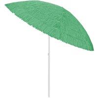 Berkfield Home Hawaii Beach Umbrella Green 300 cm