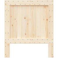 Berkfield Home Headboard 90x104 cm Solid Wood Pine in Light Tan