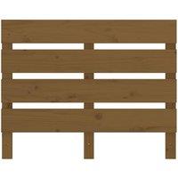 Berkfield Home Headboard Honey Brown 100x3x80 cm Solid Wood Pine | Size: 100 x 3 x 80 cm