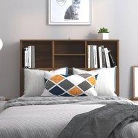Berkfield Home Headboard Cabinet Brown Oak 100x19x103.5 cm