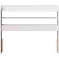 Berkfield Home Headboard with Shelves White 100 cm Solid Wood Pine