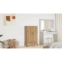 Berkfield Home Highboard Artisan Oak 70x31x115 cm Engineered Wood in Brown | Size: 70 x 31 x 115 cm