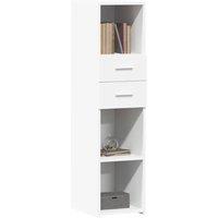 Berkfield Home Highboard White 30x42.5x124 cm Engineered Wood