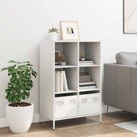 Berkfield Home Highboard White 68x39x103.5 cm Steel in White