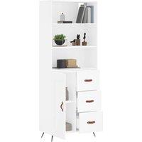 Berkfield Home Highboard White 69.5x34x180 cm Engineered Wood