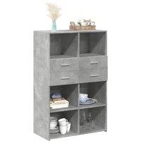 Berkfield Home Highboard Concrete Grey 80x42.5x124 cm Engineered Wood