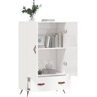 Berkfield Home Highboard High Gloss White 69.5x31x115 cm Engineered Wood