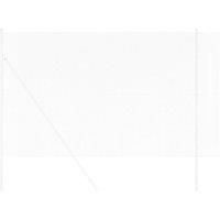 Berkfield Home Hexagon Fence 1.6x10 m Galvanised Steel in Silver