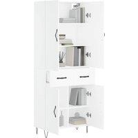 Berkfield Home Highboard White 69.5x34x180 cm Engineered Wood