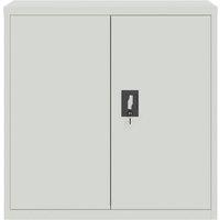 Berkfield Home Office Cabinet with 2 Doors Grey 90 cm Steel