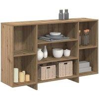 Berkfield Home Sideboard Artisan oak 120 x 30 x 75 cm Engineered wood in Brown