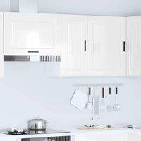 Berkfield Home Kitchen Wall Cabinet Porto High Gloss White Engineered Wood