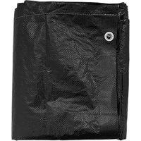 Berkfield Home L-Shaped Garden Furniture Cover 16 Eyelets 260x210x80 cm in Black | Size: 260 x 210 x 80 cm