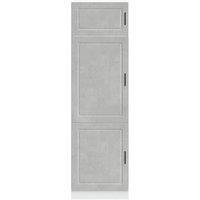 Berkfield Home Kitchen Cupboard Porto Concrete Grey Engineered Wood