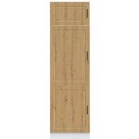 Berkfield Home Kitchen Cupboard Porto Artisan Oak Engineered Wood in Brown