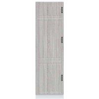 Berkfield Home Kitchen Cupboard Lucca Grey Sonoma Engineered Wood