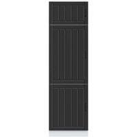 Berkfield Home Kitchen Cupboard Lucca Black Engineered Wood