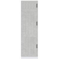 Berkfield Home Kitchen Cupboard Lucca Concrete Grey Engineered Wood