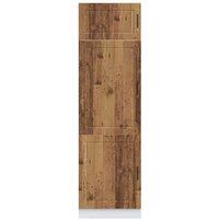 Berkfield Home Kitchen Cupboard Porto Old Wood Engineered Wood in Brown