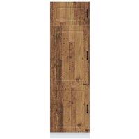 Berkfield Home Kitchen Cupboard Kalmar Old Wood Engineered Wood in Brown