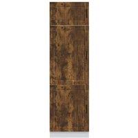 Berkfield Home Kitchen Cupboard Porto Smoked Oak Engineered Wood in Brown