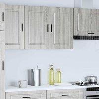 Berkfield Home Kitchen Wall Cabinet Porto Grey Sonoma Engineered Wood