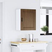 Berkfield Home Kitchen Wall Cabinet Porto Brown Oak Engineered Wood
