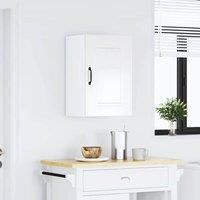 Berkfield Home Kitchen Wall Cabinet Kalmar High Gloss White Engineered Wood