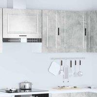 Berkfield Home Kitchen Wall Cabinet Porto Concrete Grey Engineered Wood