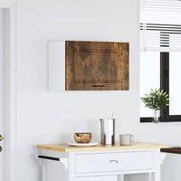 Berkfield Home Kitchen Wall Cabinet Porto Smoked Oak Engineered Wood in Brown