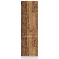 Berkfield Home Kitchen Cupboard Lucca Old Wood Engineered Wood in Brown