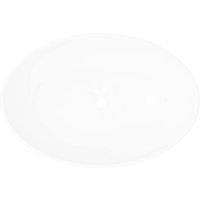 Berkfield Home Luxury Ceramic Basin Oval-shaped Sink White 40 x 33 cm