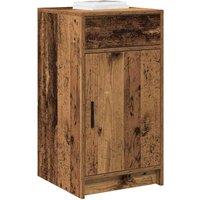 Berkfield Home Sideboard Old Wood 40x41x75 cm Engineered Wood in Brown | Size: 40 x 41 x 75 cm