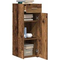 Berkfield Home Sideboard Old Wood 30x42, 5x93 cm Engineered Wood in Brown