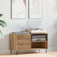 Berkfield Home Record Cabinet Artisan Oak 84.5x38x48 cm Engineered Wood in Brown