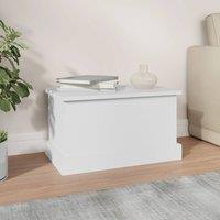 Berkfield Home Storage Box White 50x30x28 cm Engineered Wood | Size: 50 x 30 x 28 cm