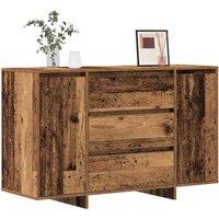 Berkfield Home Sideboard Old Wood 120x41x75 cm Engineered Wood in Brown | Size: 120 x 41 x 75 cm
