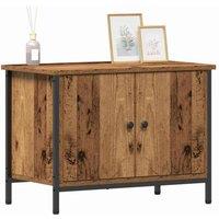 Berkfield Home Old Wood TV Stand Old wood Wood 60 x 35 x 45 cm Durable in Brown