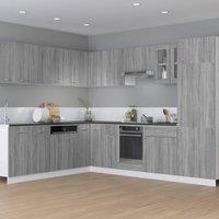 Berkfield Home Oven Cabinet Grey Sonoma 60x46x81.5 cm Engineered Wood