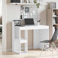 Berkfield Home Office Desk White 103.5x56.5x94 cm Engineered Wood