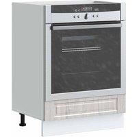 Berkfield Home Oven Cabinet Porto Grey Sonoma Engineered Wood