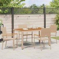 Berkfield Home Outdoor Chairs 4 pcs 54 x 56 x 90 cm in Cream