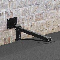 Berkfield Home Outdoor Umbrella Anthracite Polyester, Powder-Coated Steel Large in Charcoal