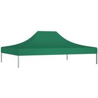 Berkfield Home Party Tent Roof 4x3 m Green 270 g/m