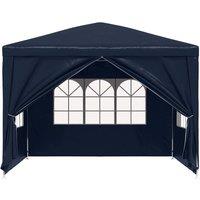 Berkfield Home Party Tent 3x3 m Blue in Navy