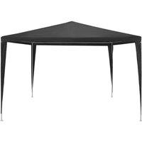 Berkfield Home Party Tent 3x3 m PE Anthracite in Black