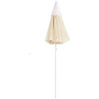Berkfield Home Outdoor Parasol with Steel Pole Sand 180 cm in Beige