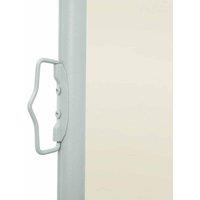 Berkfield Home Patio Retractable Side Awning 140x500 cm Cream in Beige