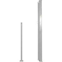 Berkfield Home Patio Retractable Side Awning 160 x 300 cm Grey