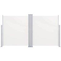 Berkfield Home Patio Retractable Double Side Awning 170x600 cm Cream